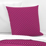 Berry Purple Polka Dot Hearts