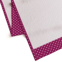 Berry Purple Polka Dot Hearts