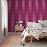 Berry Purple Polka Dot Hearts