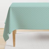 Mint Polka Dot Hearts