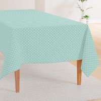 Mint Polka Dot Hearts