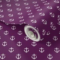 Plum Purple Anchors