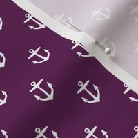 Plum Purple Anchors