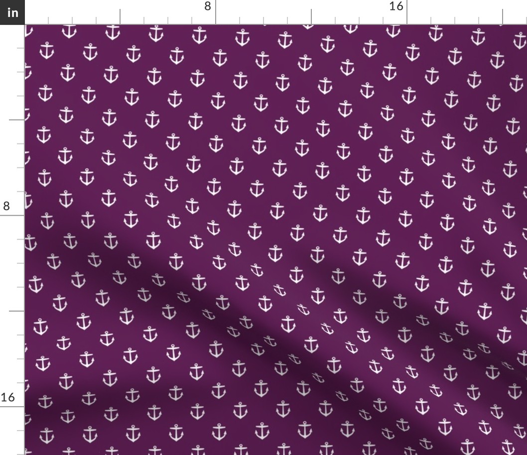 Plum Purple Anchors