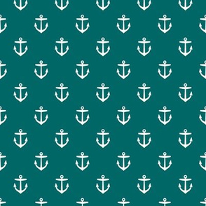 Dark Teal Anchors