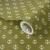 Olive Green Anchors