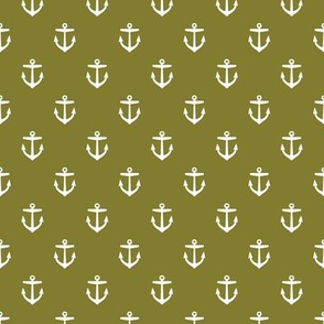 Olive Green Anchors