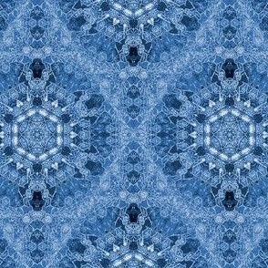 Minnesota blue ice snowflake