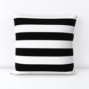 Black and White Wide Stripes
