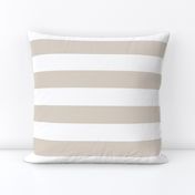 Linen Beige Wide Stripes