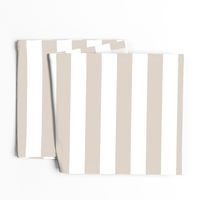 Linen Beige Wide Stripes