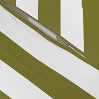 Olive Green Wide Stripes