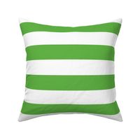 Kelly Green Wide Stripes