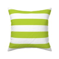 Apple Green Wide Stripes