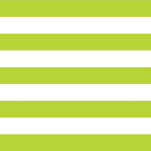 Apple Green Wide Stripes