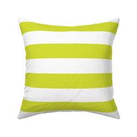 Lime Green Wide Stripes