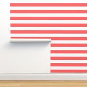 Coral Wide Stripes