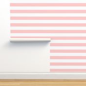 Light Pink Wide Stripes