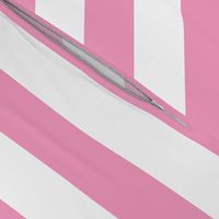 Bubblegum Pink Wide Stripes