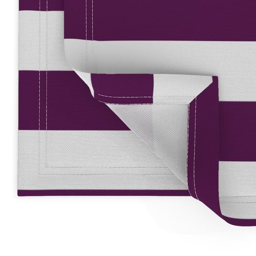 Plum Purple Wide Stripes