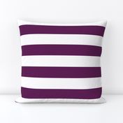 Plum Purple Wide Stripes