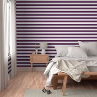 Plum Purple Wide Stripes