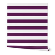 Plum Purple Wide Stripes