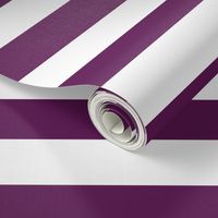 Plum Purple Wide Stripes