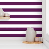 Plum Purple Wide Stripes