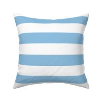 Sky Blue Wide Stripes