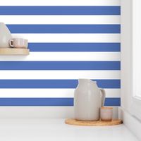 Royal Blue Wide Stripes