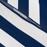 Navy Blue Wide Stripes