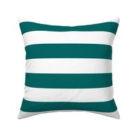 Dark Teal Wide Stripes