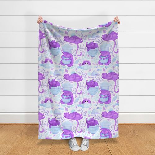 Cat Cuisine - purple  (large)