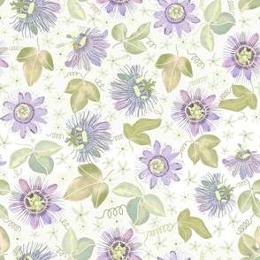 passionflower with filler pattern block