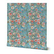 Pink Floral Chinoiserie Print for Luxury & Preppy Style Decor and Crafts