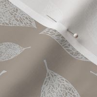 Skeleton Leaves-white-on-beige