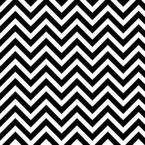 Black and White Chevron