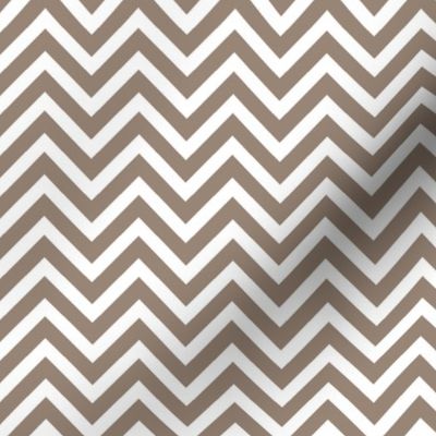 Mocha Brown Chevron