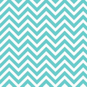 Turquoise Chevron