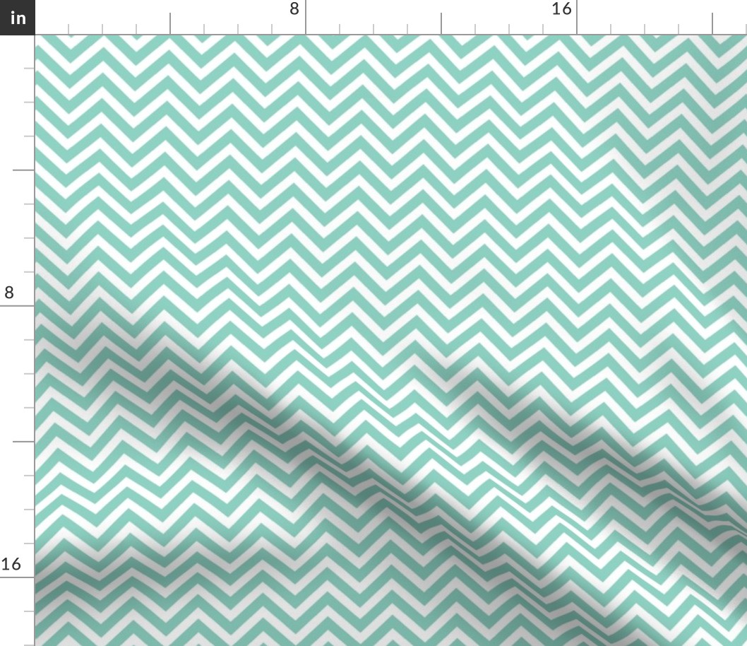 Aqua Chevron