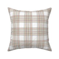 subtle versatile plaid - earthy tones - classic delicate warm gingham