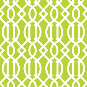 Apple Green Trellis