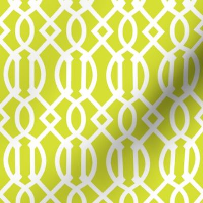 Lime Green Trellis