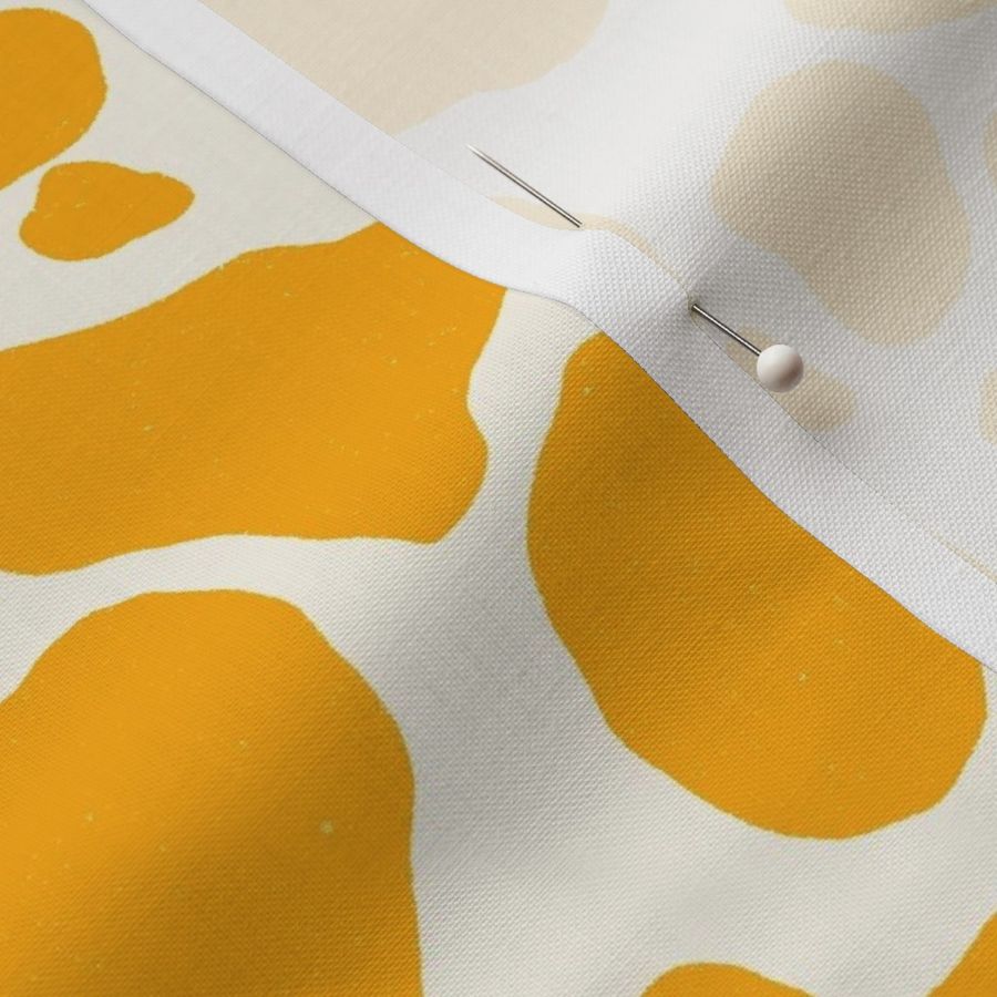 Spotted Cow Hide ✦ Butterscotch Yellow