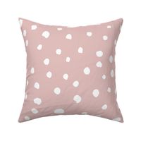 Pink Dalmatian Spots - Dalmatian Dots - Dotted Print - Large