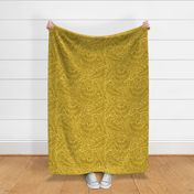 Larkspur William Morris - 3640 jumbo - Gold and Yellow