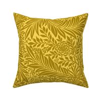 Larkspur William Morris - 3640 jumbo - Gold and Yellow