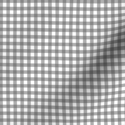 Charcoal Gray Gingham