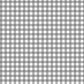 Charcoal Gray Gingham